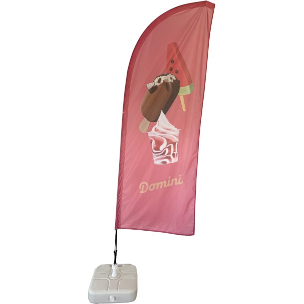 Beach Flag - Pink Domini with icecream