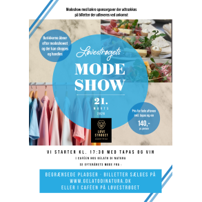 Billetter til L&oslash;vestr&oslash;gets Modeshow