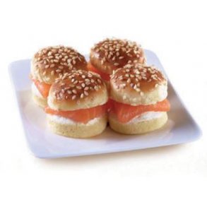 SKAFFEVARE - Mini Briochettes Salmon / Laks x20