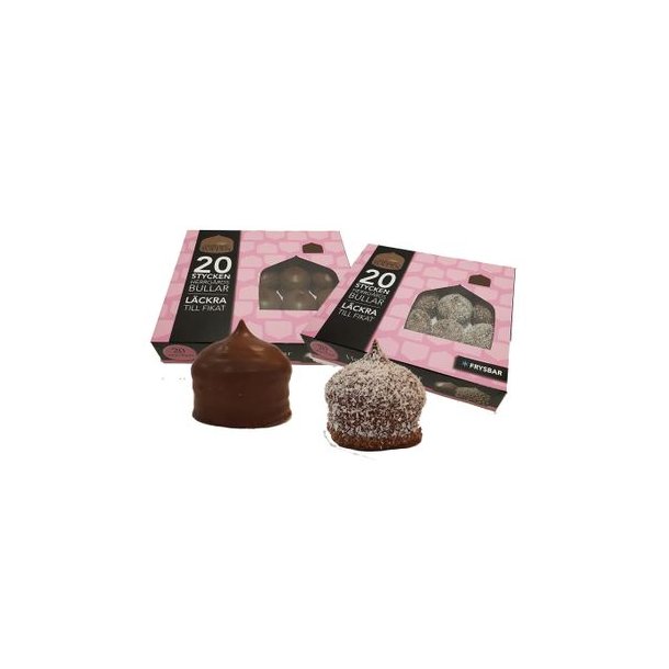 Fl�deboller med kokos glutenfri  20x16 gr.