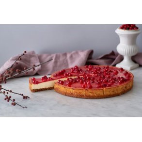 Italiensk Cheesecake med rdebr 1450 gr.