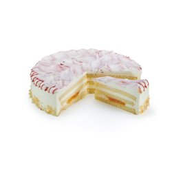 Fersken-Melba fldelagkage (laktosefri) 1950gr.