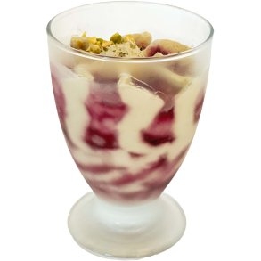 SKAFFEVARE - Italiensk is i portionsglas, Pistacie/Amarena 6x80gr