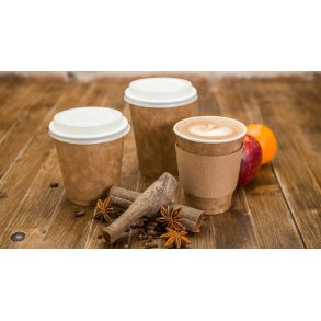 BIO Kaffe sleeves  til 8oz kop