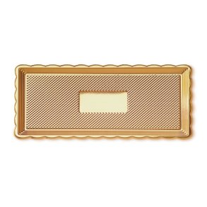 Guld bakke MEDORO TRAY 15x35cm