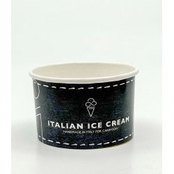 Typo isbger papir 190cc m/Italian icecream logo