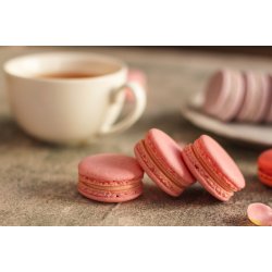 Macaron Hindbr/pink 43cm - 2x35stk