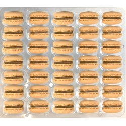 Macarons Saltet karamel 43mm - 2x35 stk.