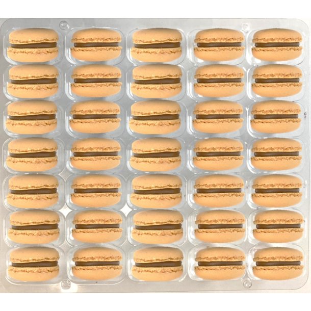 Macarons Saltet karamel 43mm - 2x35 stk.