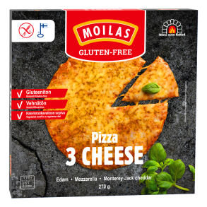 Pizza 3 Cheese glutenfri 270gr.