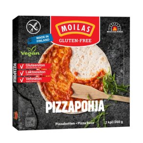 Pizzabase glutenfri 2 x 130 gr.