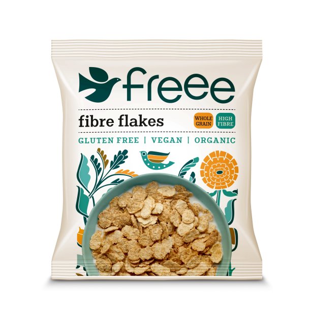Fibre Flakes glutenfri, økologisk 20 x 30 gr. portionspakket