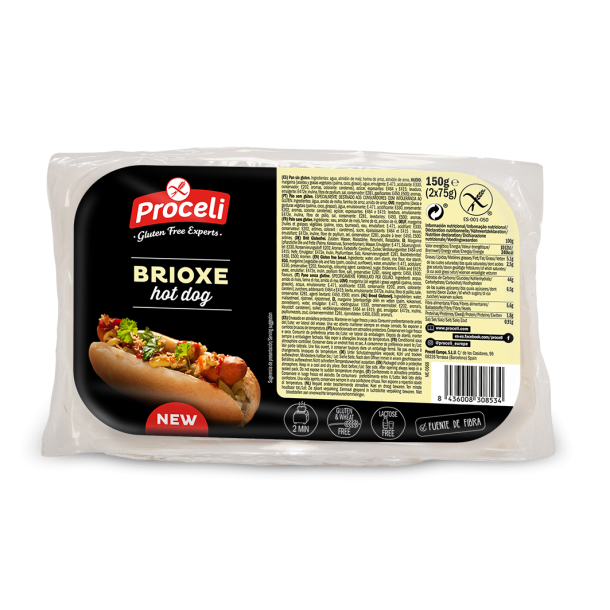 HotDog br�d Brioche glutenfri 2x75gr.