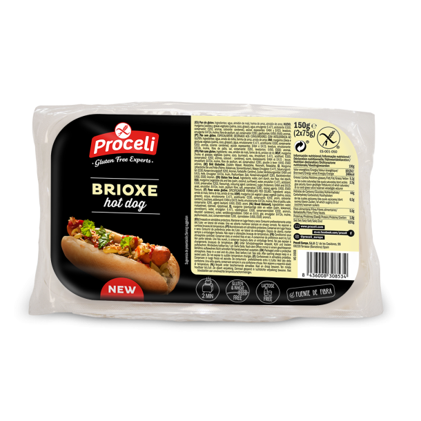 HotDog brd Brioche glutenfri 2x75gr.