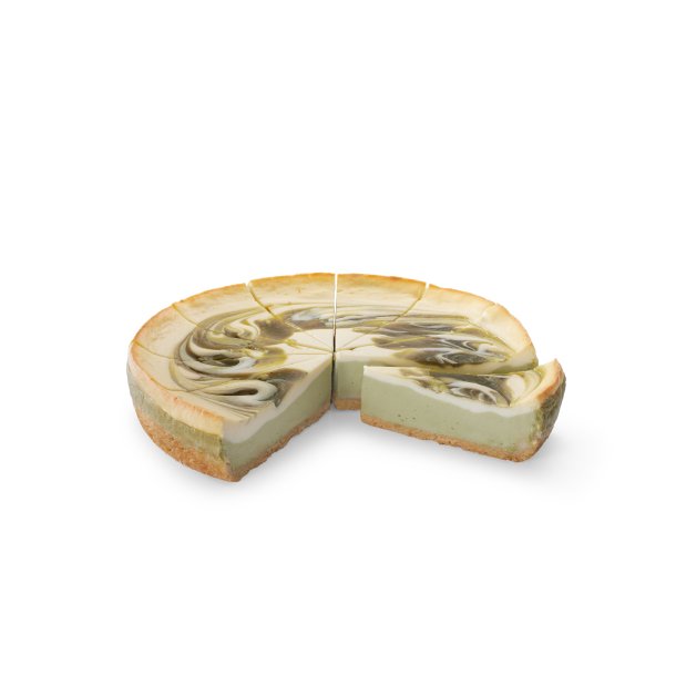 Matcha Cheesecake fra Pfalzgraf med matcha-topping &ndash; 12 stk.