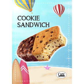 Plakat: Domini Cookie Sandwich 50x70cm