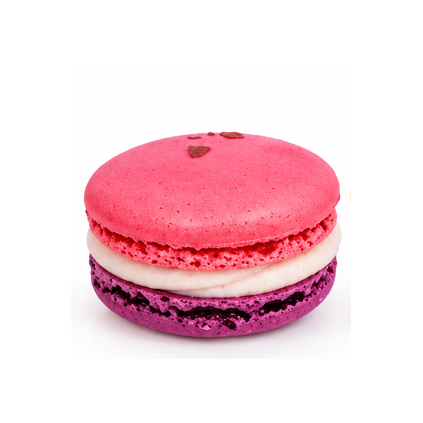 Italienske luksus macarons � Cheesecake &amp; Skovb�r | 6 stk.
