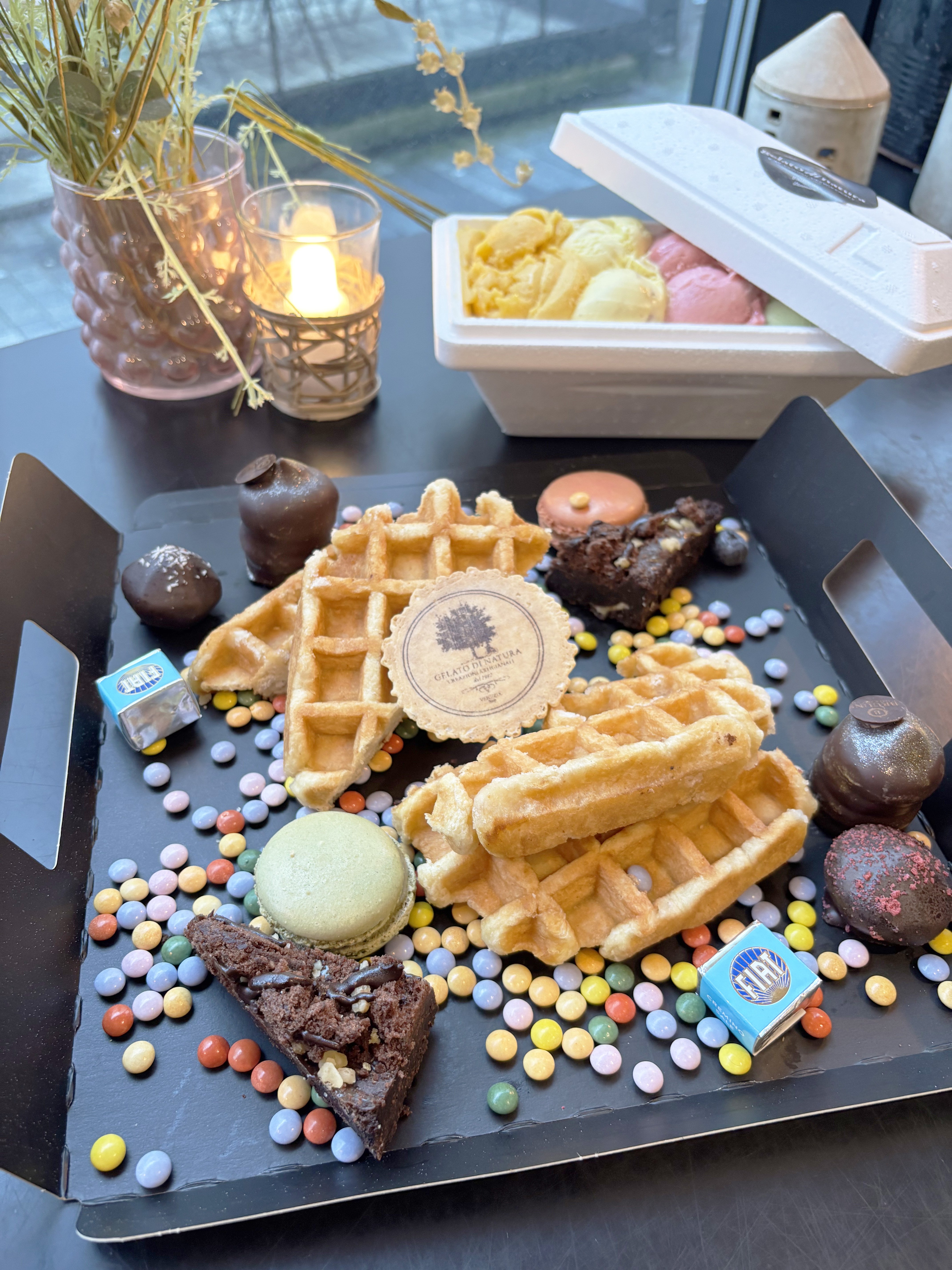 Dessertbox med is | 2-4 pers | Dessert til din fest | Take Away