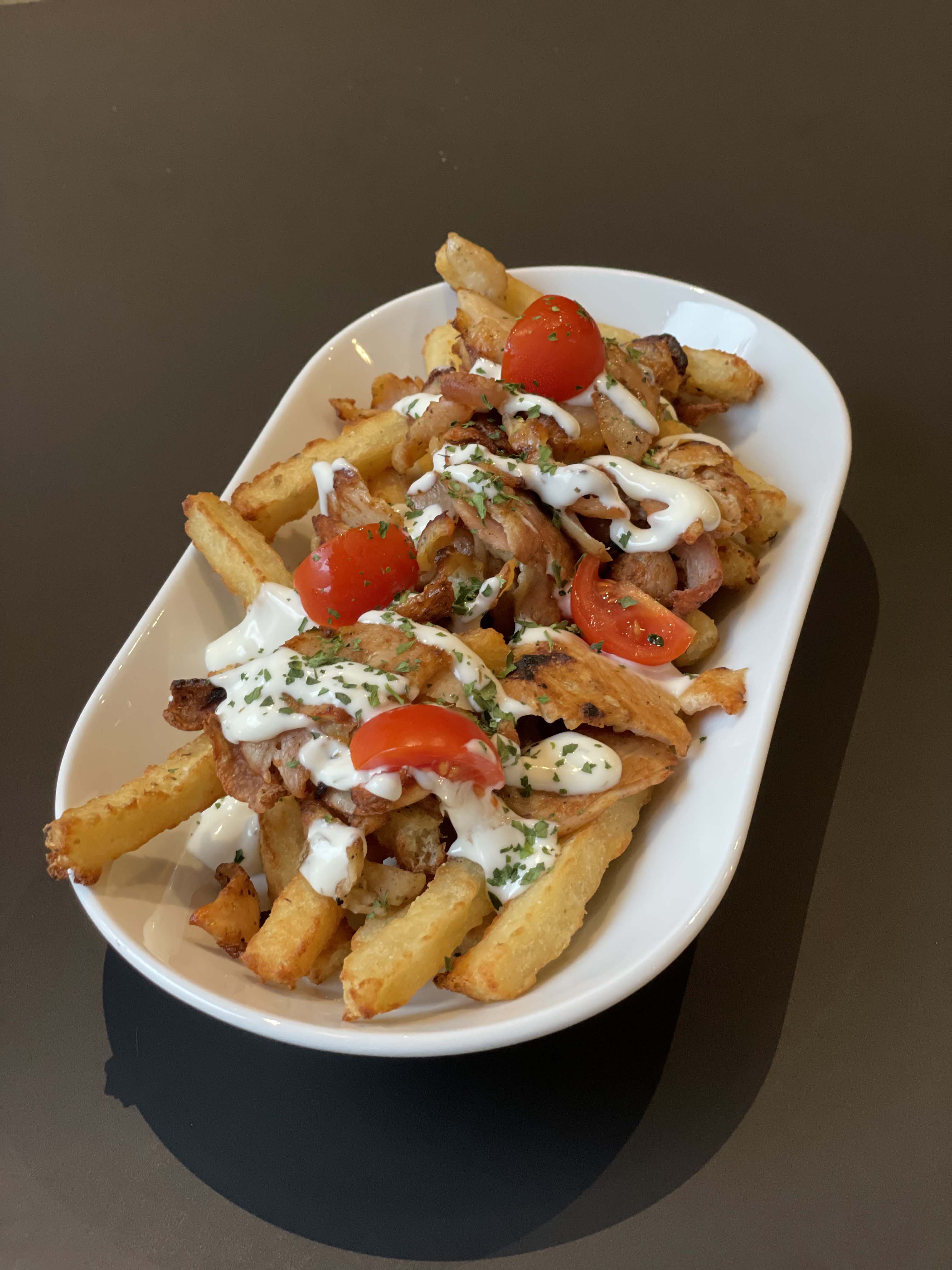 Dirty Fries med gyros | 1 pers | menu til afhentning