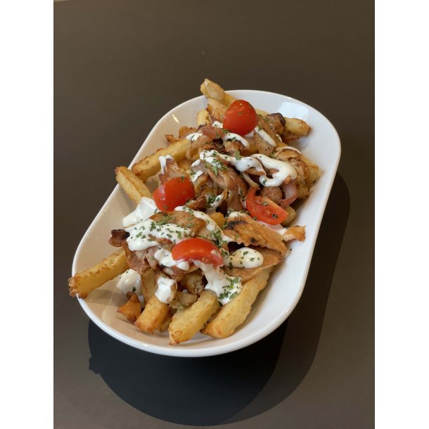 Dirty Fries med gyros | 1 pers | menu til afhentning