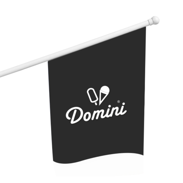 Domini Flag sort m/holder