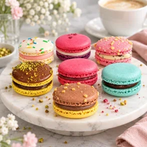 Italienske Luksus Macarons � Mix Box | 9 smagsvarianter
