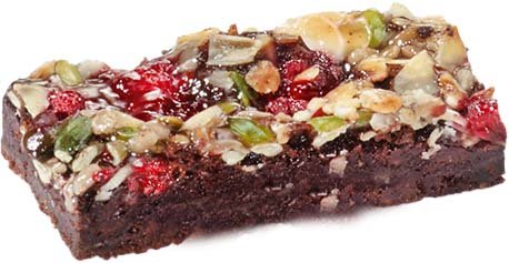 Glutenfri hindb�r brownie snitte &ndash; 1 stk.