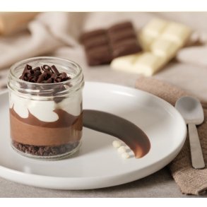 Chokolademousse i glas | 1 person 