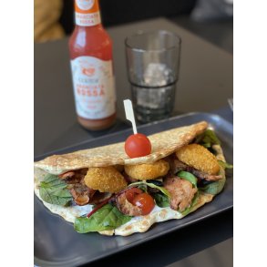 Pandekage med gyros | 1 pers | menu til afhentning