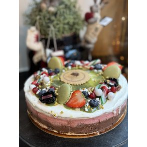 Luksus islagkage med julestemning – hndlavet med italienske isvarianter