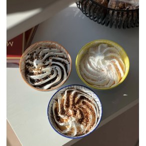 Italiensk Kokos gelato med Passionsfrugt � Portionsdessert (1 person)