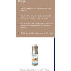 Topping saltet karamel vegan 1 kg