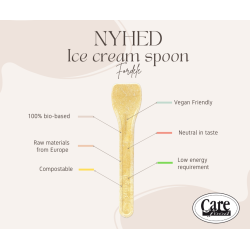 Icecream spoon 9,5 cm  - GUL Periamyl500 stk