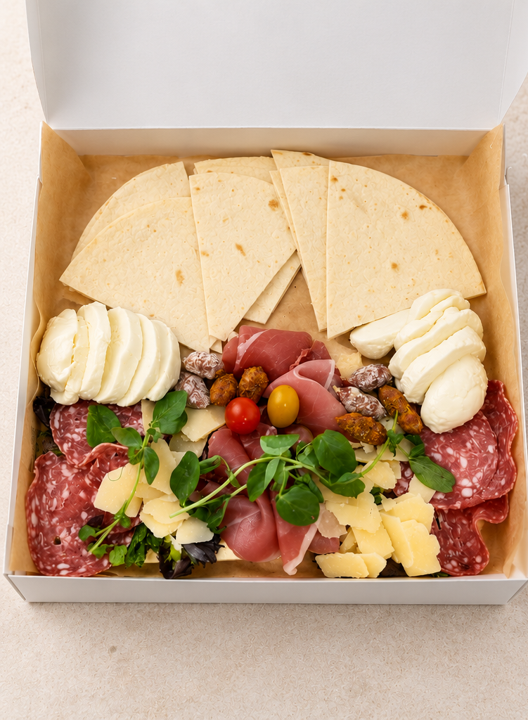  Italiensk inspireret tapas, 3 personer - med piadinabr�d
