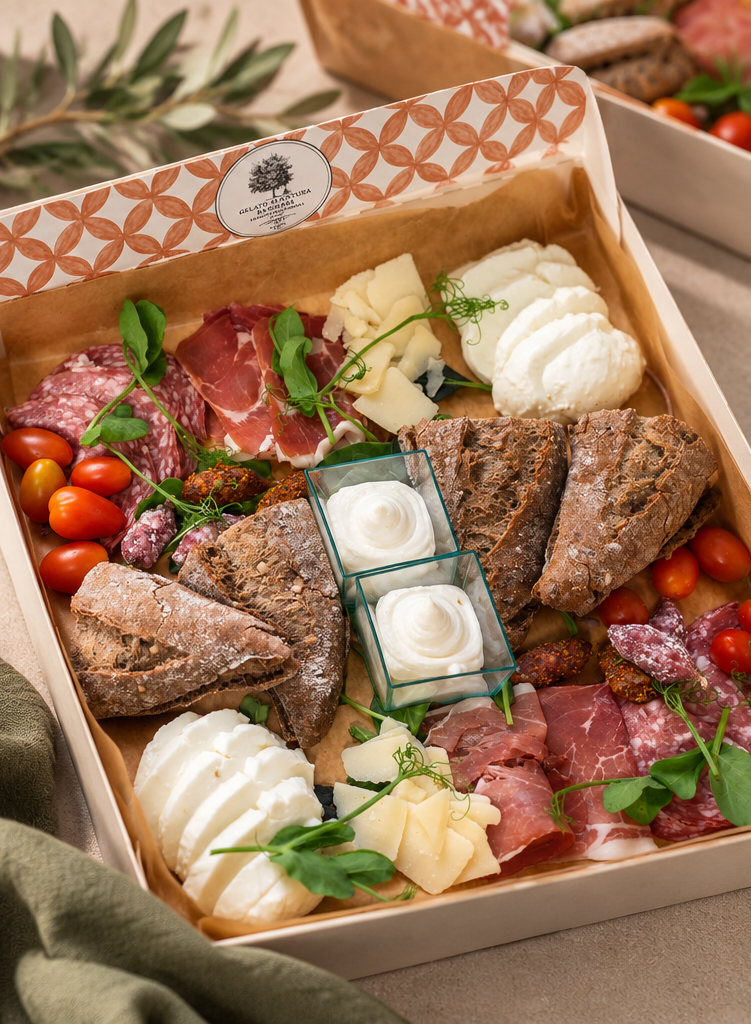 Italiensk tapas take away | 2 personer | Med surdejsbr�d
