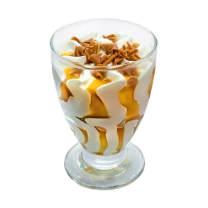 Italiensk is i portionsglas, Karameldr�m 6x80gr
