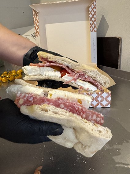 Focaccia med attitude. Find den i Caf Gelato di Natura i Esbjerg & Fredericia