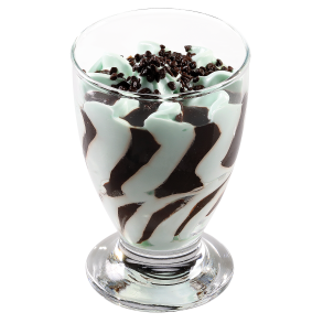 Italiensk Is i portionsglas, Mint/Chokolade 6x80gr.