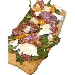 Pinsa sandwich med salami | 1 pers | sandwich til afhentning