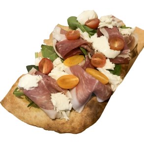 Pinsa sandwich med serrano | 1 pers | sandwich til afhentning