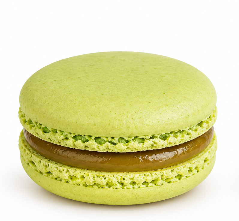 Italiensk luksus macaron med pistaciesmag