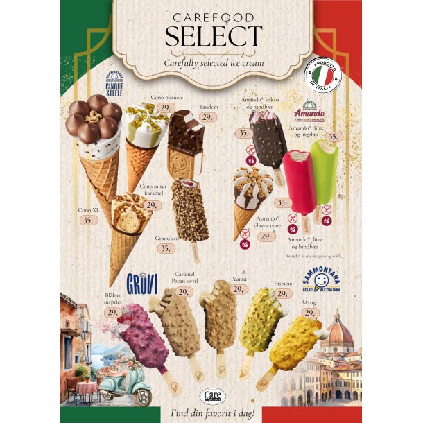 Plakat: 960395 Plakat_Carefood_Select_italiano_Sammontana                    