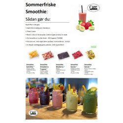 Opskrift - Sommerfriske Smoothies 