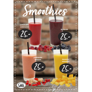 Brochure Plakat: SoftIce, Smoothies, mf  50x70 cm