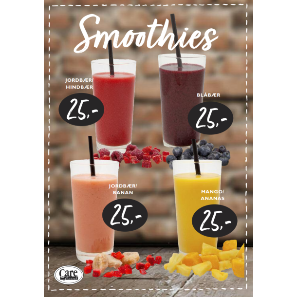 Brochure Plakat: SoftIce, Smoothies, mf  50x70 cm