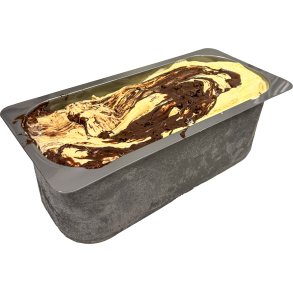 Vegansk og glutenfri h�ndlavet italiensk is med cookies smag