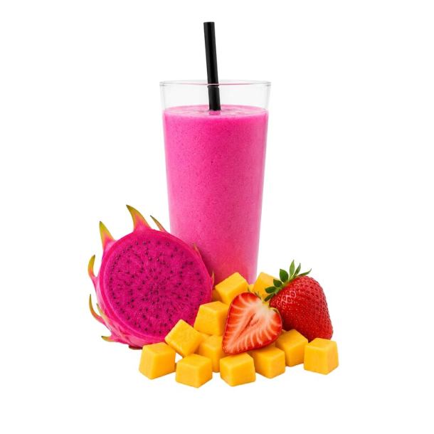 Pink Dragon smoothie-frugtmix med dragefrugt, mango og jordb�r, 150 g