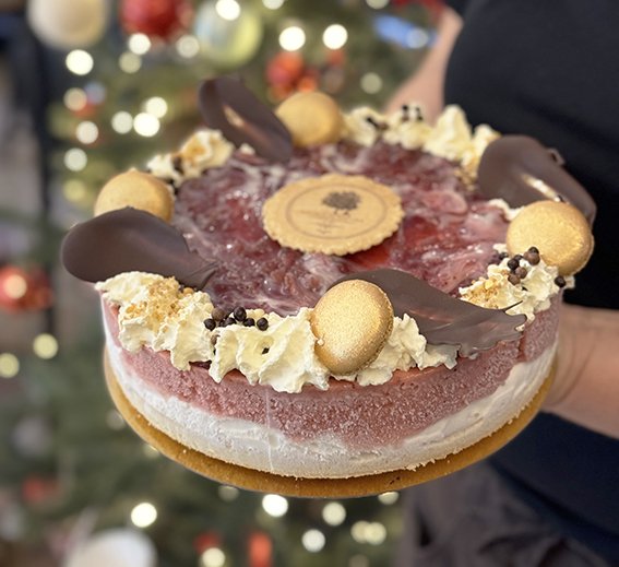 Bestil en lkker hndlavet islagkage til nytr. 