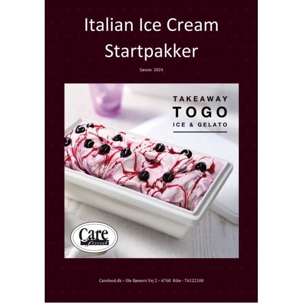 Brochure -  Italien ice cream startpakke 2024