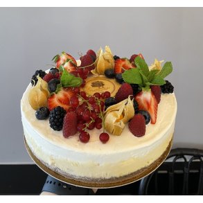 Islagkage med saltet karamel og vanille - 810 personer